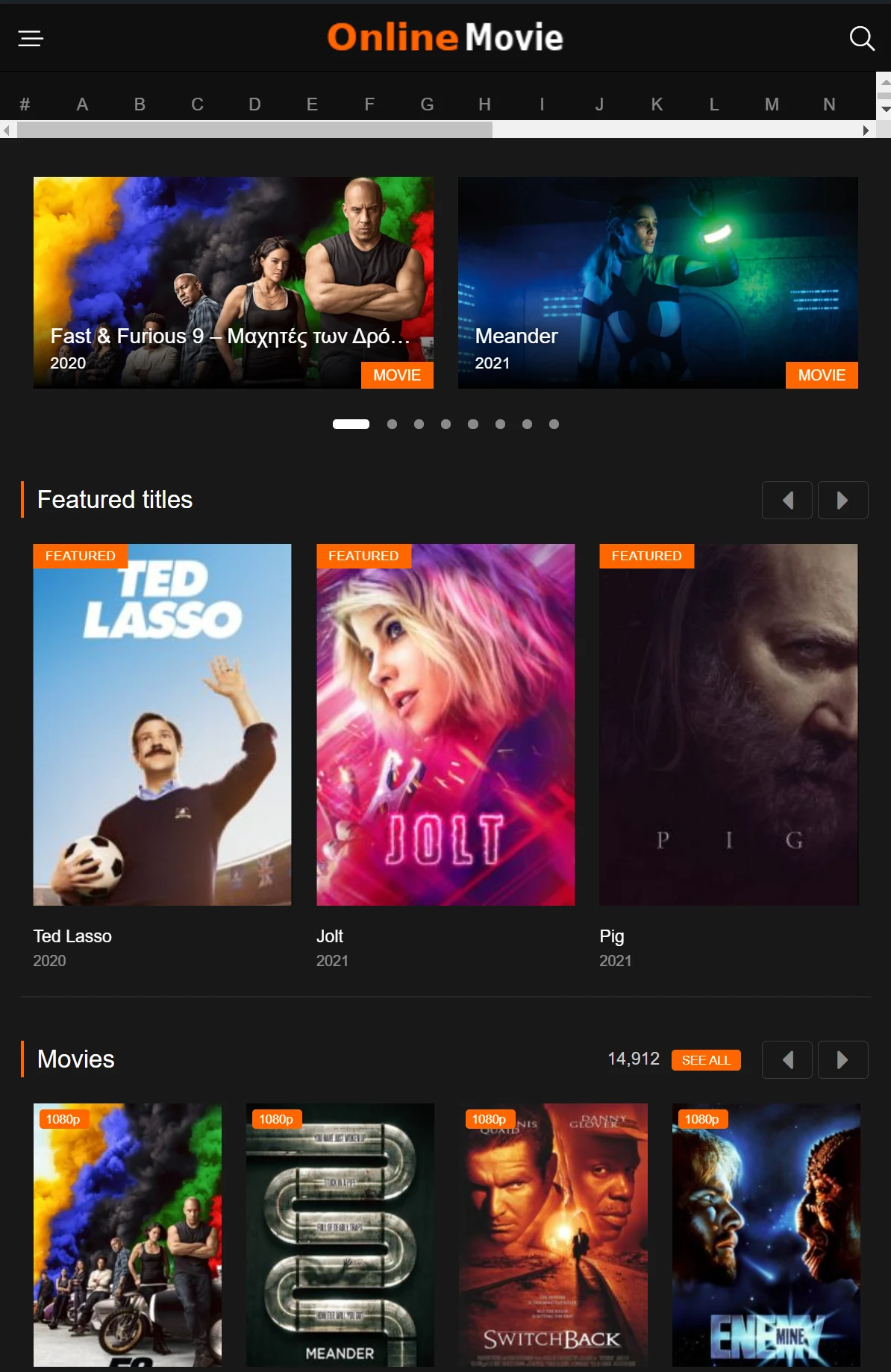 OnlineMovie screenshot